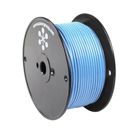 Pacer Group Primary Wire, Marine, 16 AWG, 1C C, Light Blue, PVC, Stranded, 600V, 250 ft. WUL16LB-250